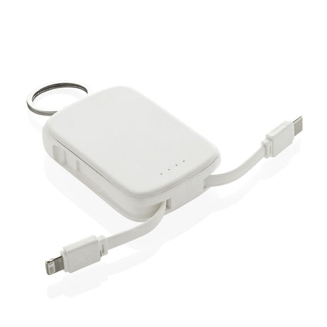 Nexo Rcs Keychain 2000 Mah Powerbank With Integrated Cables