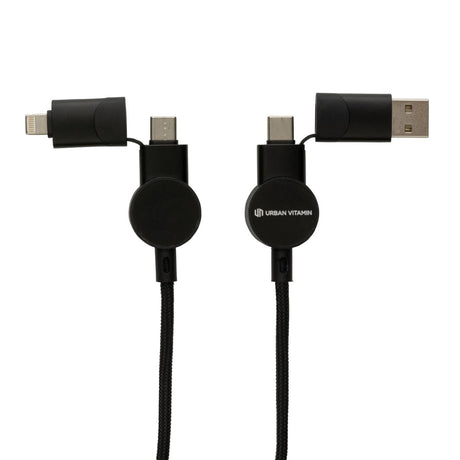 Oakland Rcs Recycled Plastic 6-In-1 Fast Charging 45W Cable