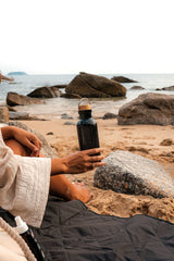 Rcs Rpet Bottle With Bamboo Lid And Handle