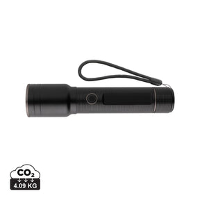 Rcs Recycled Aluminium Usb-Rechargeable Heavy Duty Torch