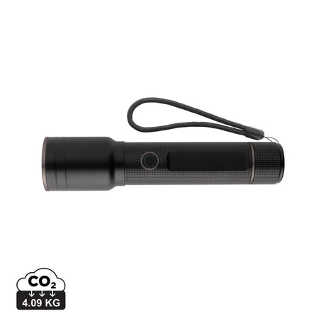 Rcs Recycled Aluminium Usb-Rechargeable Heavy Duty Torch