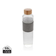 Impact Borosilicate Glass Bottle With Bamboo Lid