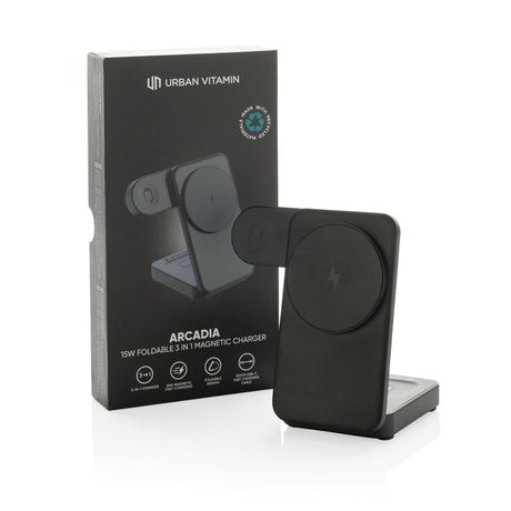 Urban Vitamin Arcadia Rcs Rplastic 15 W 3-in-1 magnētiskais lādētājs