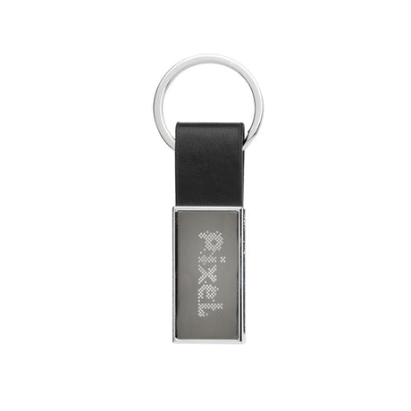 Luxury Pu Keychain Rcs Recycled Zinc Alloy
