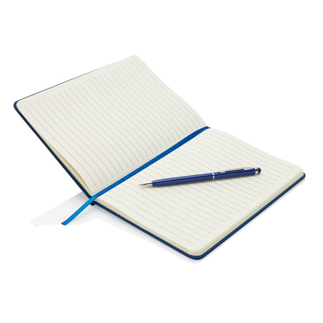 Standard Hardcover Pu A5 Notebook With Stylus Pen