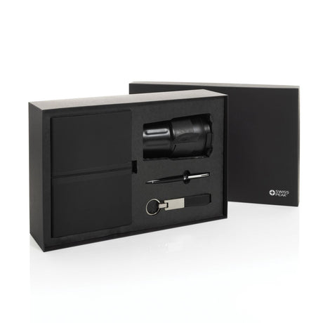 Swiss Peak Rcs Certified Deluxe Business Gift Set W/ Tumbler
