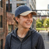 Beau Aware™ Washed 6 Panel 270Gsm Cotton Twill Two Tone Cap