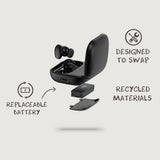 Lakewood Rcs Recycled And Repairable Wireless Earbuds