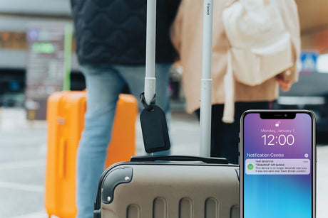 Globefind Rcsrpolyester Luggage Tag With Worldwide Locating