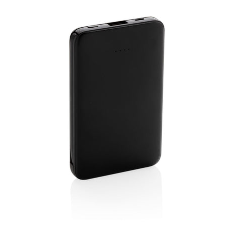 5.000 Mah Pocket Powerbank With Integrated Cables