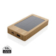Sunwick 10.000 Mah Bamboo Solar Powerbank