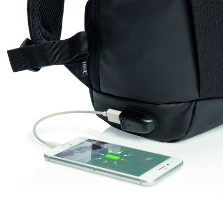 Madrid Anti-Theft Rfid Usb Laptop Backpack Pvc Free
