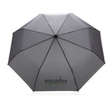 20.5" Impact Aware™ Rpet 190T Pongee Bamboo Mini Umbrella