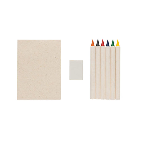 Micki Grs Infinity 6Pc Colouring Pencil Set With Notepad