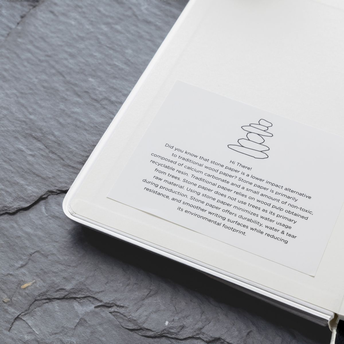 Craftstone A5 Recycled Kraft And Stonepaper Notebook