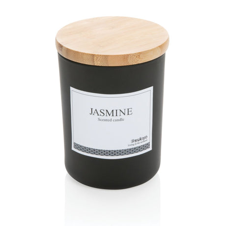 Ukiyo Deluxe Scented Candle With Bamboo Lid