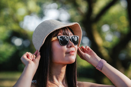 Bamboo And Rcs Recycled Plastic Sunglasses