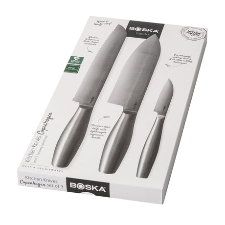 Boska Kitchen Knives Copenhagen, Set Of 3