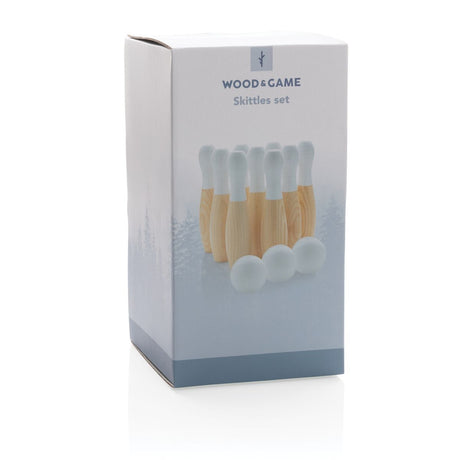 Wooden Skittles Set