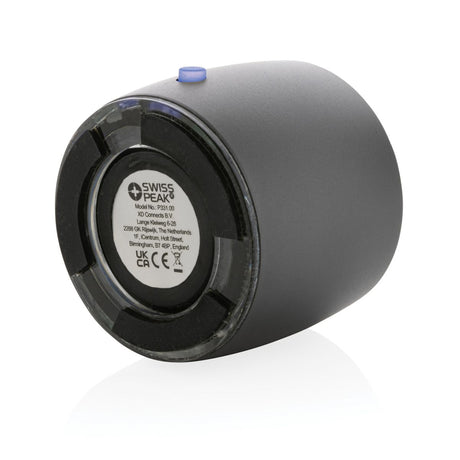 Swiss Peak Rcs Recycled Aluminium 3W Bass Speaker