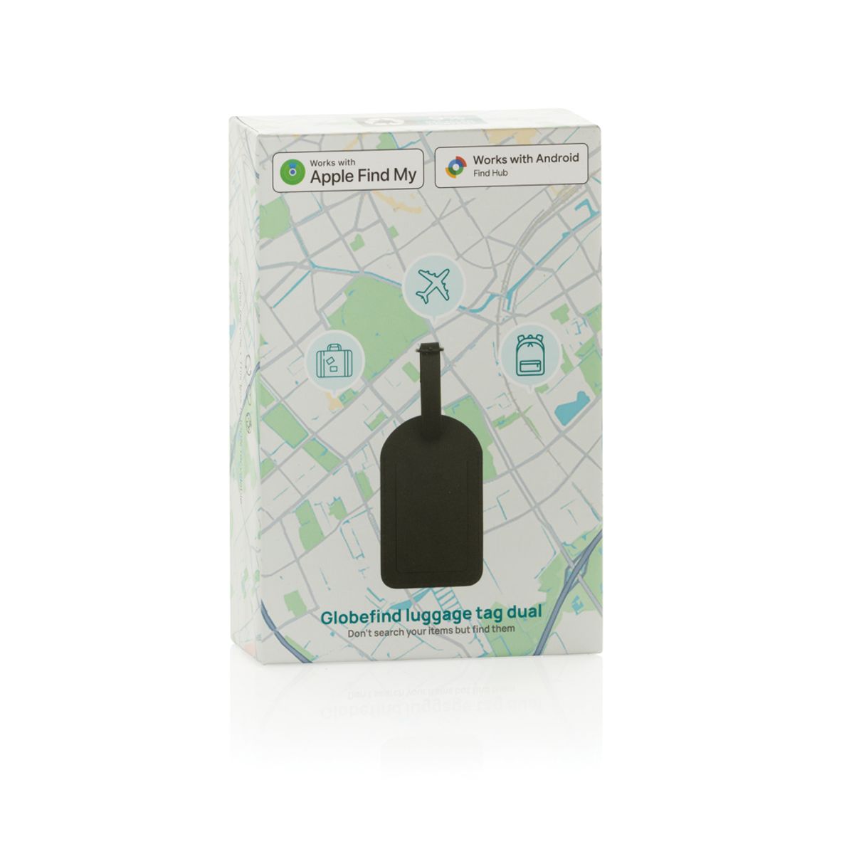 Globefind Dual Rcs Luggage Tag With Worldwide Locating