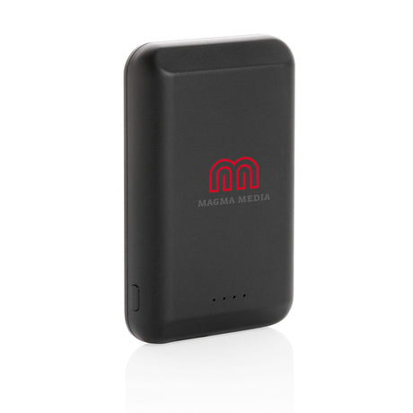 Magnētiska bezvadu ārējā akumulatora baterija ar 5000 mAh un 5 W jaudu
