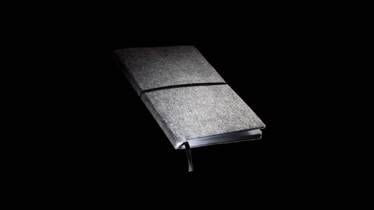 Grs Certified Recycled Felt A5 Softcover Notebook