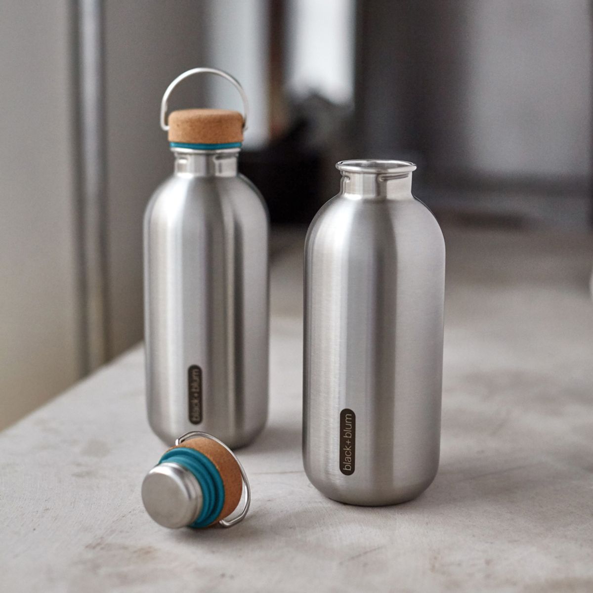 Black+Blum Steel Water Bottle