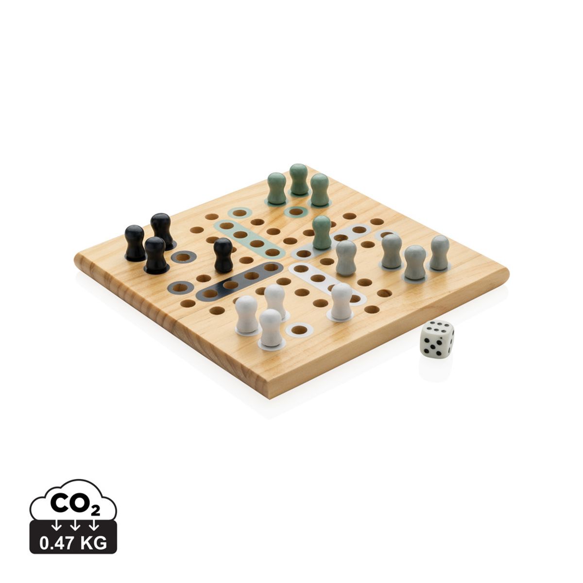 Claire Wooden Ludo Game