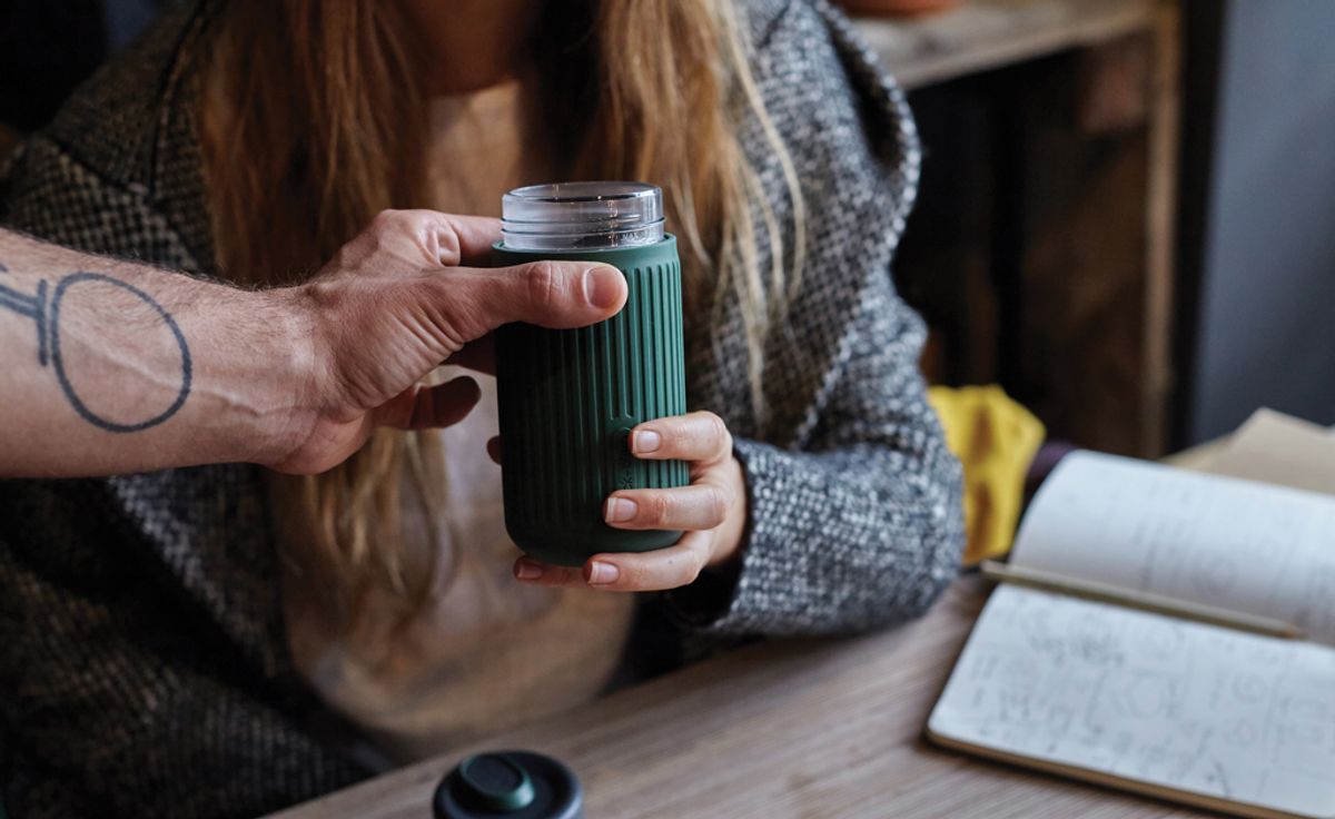 Black+Blum Glass Travel Cup