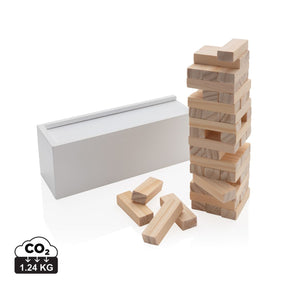 Deluxe Tumbling Tower Wood Block Stacking Game