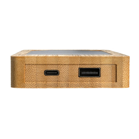 Sunwick 10.000 Mah Bamboo Solar Powerbank