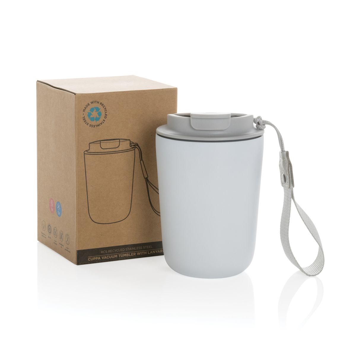 Cuppa Rcs Re-Steel vakuuma krūze ar auklīti