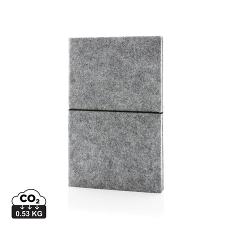 Grs Certified Recycled Felt A5 Softcover Notebook