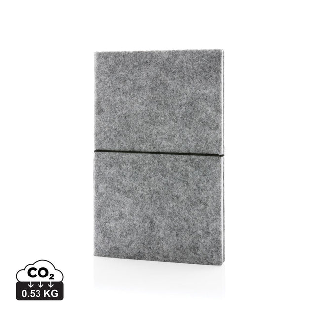 Grs Certified Recycled Felt A5 Softcover Notebook