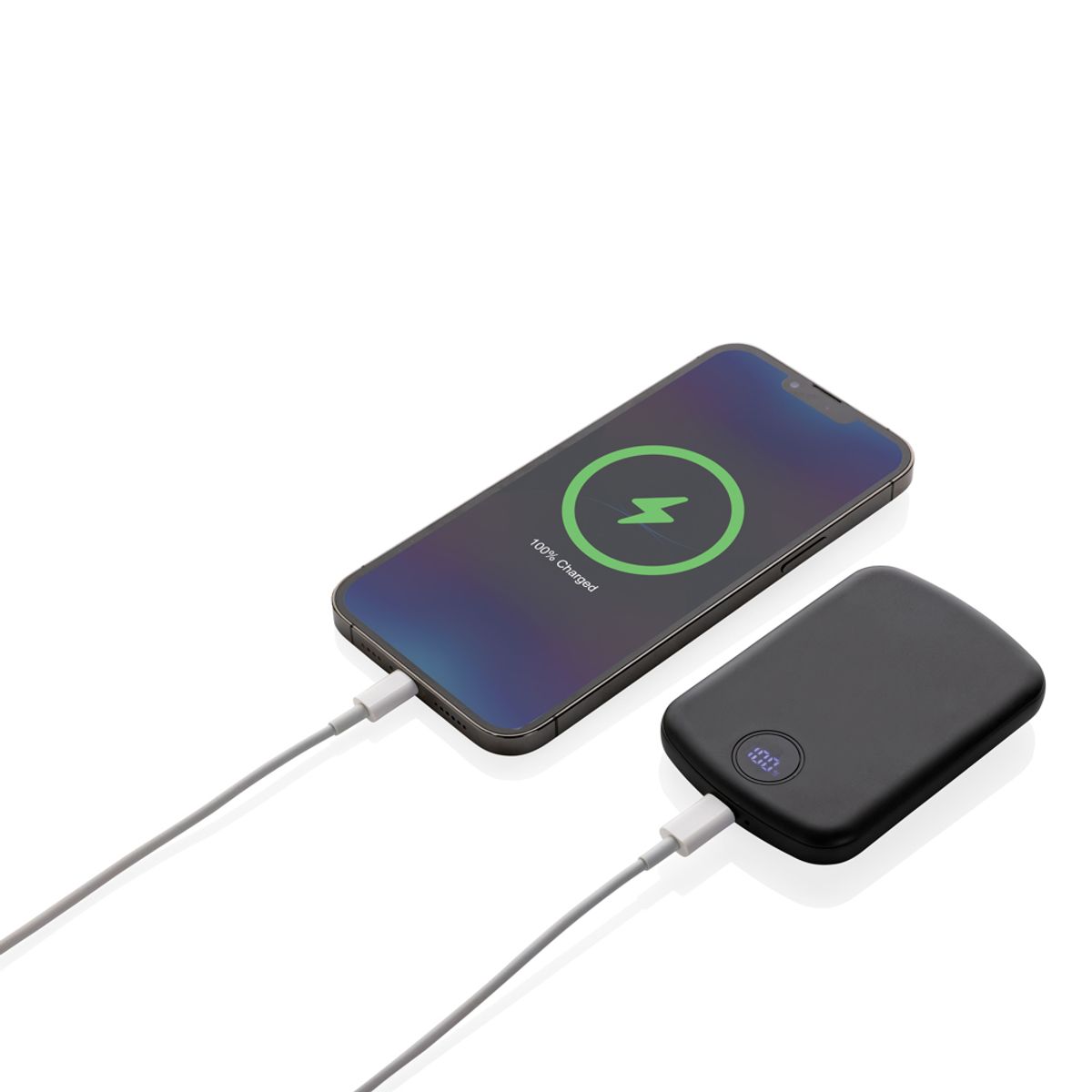 Magboost Rcs pārstrādāta plastmasa 5000 mAh magnētiskais ārējais akumulators