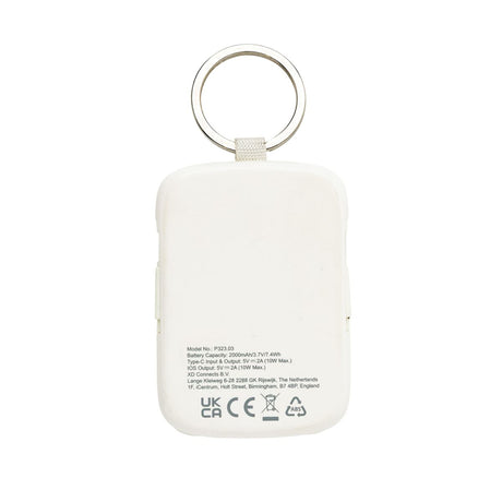 Nexo Rcs Keychain 2000 Mah Powerbank With Integrated Cables
