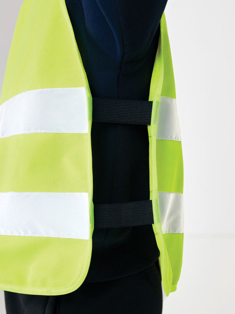 Grs pārstrādāta PET augstas redzamības drošības veste 7–12 gadiem
