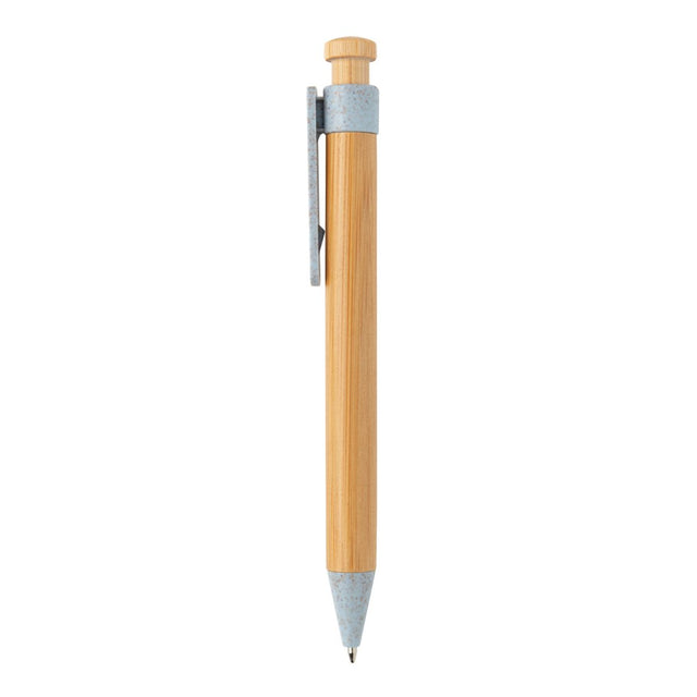 Bamboo Pen With Wheatstraw Clip