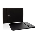 Swiss Peak Rcs pārstrādāta PU 15 W 3-in-1 uzlādējama peles paklājs