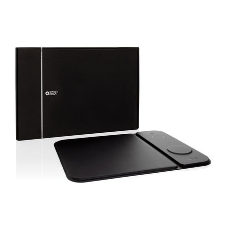Swiss Peak Rcs pārstrādāta PU 15 W 3-in-1 uzlādējama peles paklājs