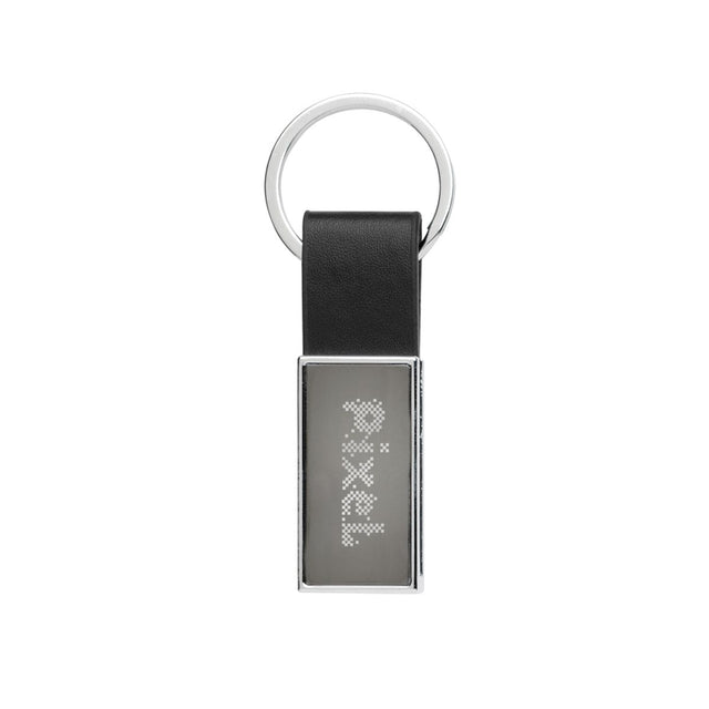 Luxury Pu Keychain Rcs Recycled Zinc Alloy