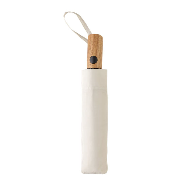 Kaycey 21" Aware™ Rpet Acacia Wood Mini Auto Open Umbrella