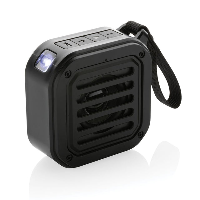 3W Rcs Recycled Plastic Wireless Sunwave Solar Speaker