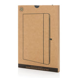 Grs Recycled Leather Hardcover Notebook A5