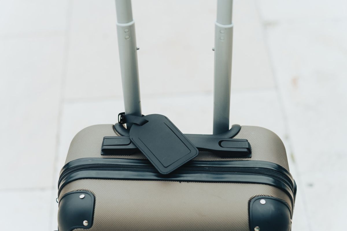 Globefind Rcsrpolyester Luggage Tag With Worldwide Locating
