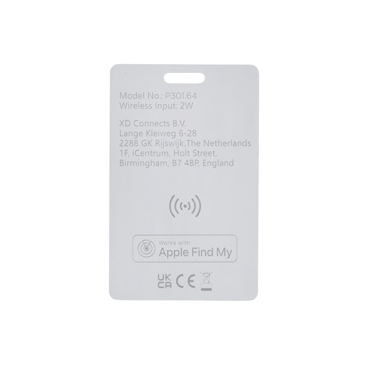 Findit Dual Rcs Rplastic Ultra-Thin Finder Card Rechargeable