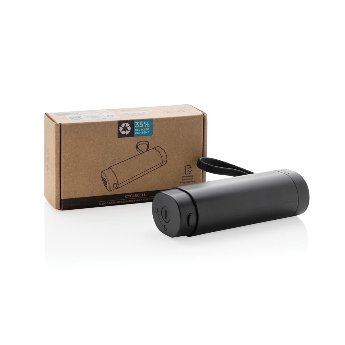 Cyclecell 5000 mAh noņemamais akumulators-powerbank