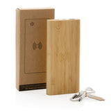 Bamboo 8000 mAh 5 W bezvadu ārējais akumulators