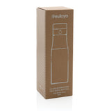 Ukiyo Glass Hydration Tracking Bottle With Sleeve